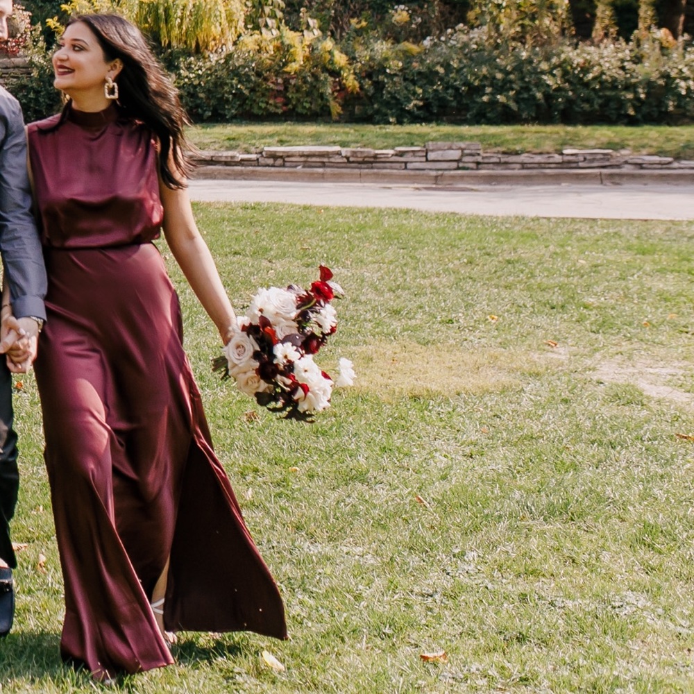 Lulus mock neck maxi dress